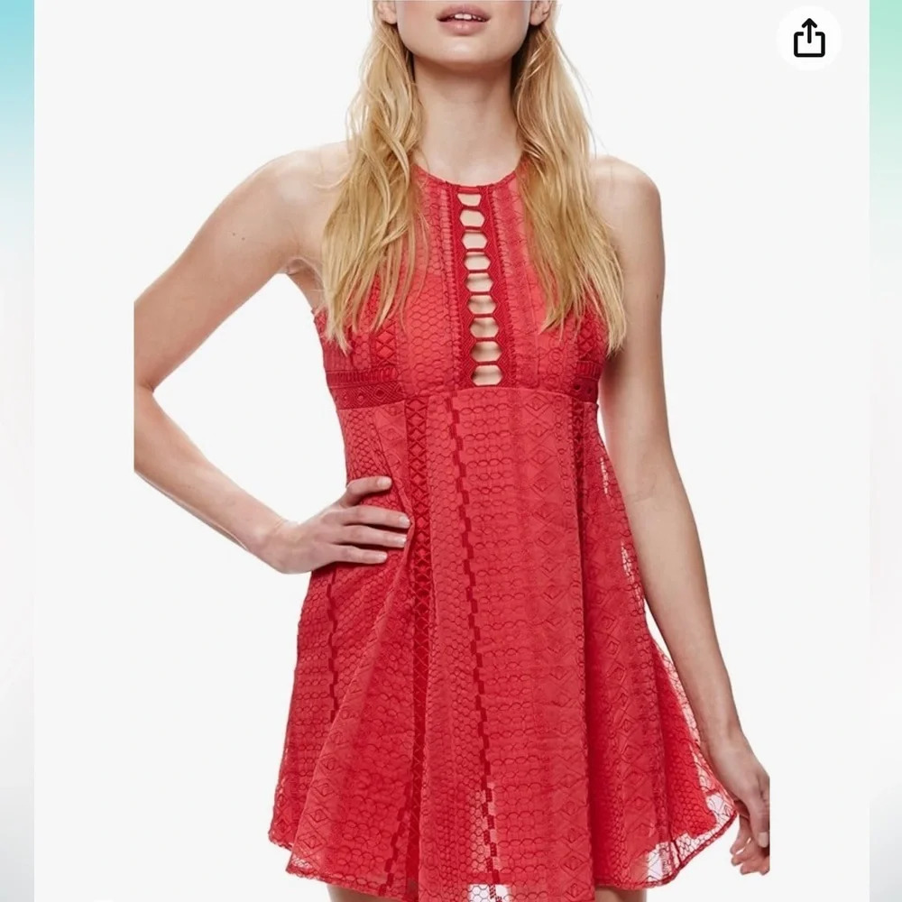 Free People Wherever You Go Mini Dress